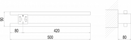 Полка Электро П2 ПРОФ 500х90 NEW Вологда - фото 4